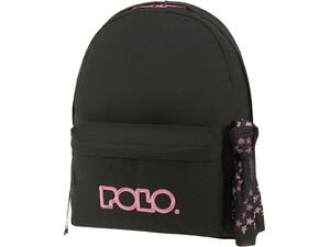 Tσάντα πλάτης POLO Original Scarf Black/Violet-Μαύρο/Βιολετί (901135-2046 2024)
