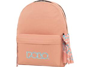 Τσάντα Πλάτης POLO Original Double Scarf Salmon/Cyan-Σoμόν/Κυανό