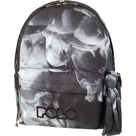 Τσάντα πλάτης POLO Original Scarf Craft Black/Grey-Μαύρο/Γκρι (901161-8258 2024)