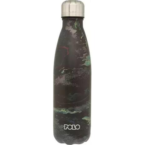 Μπουκάλι θερμός από ανοξείδωτο ατσάλι POLO Craft Black/Green 500ml  (949004-8261)