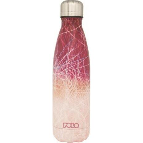 Μπουκάλι θερμός από ανοξείδωτο ατσάλι POLO Craft Salmon/Fuchsia 500ml (949004-8256)
