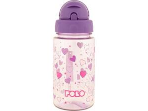 Παγούρι πλαστικό POLO Tritan Kid's Heart 450ml (948001-8316)