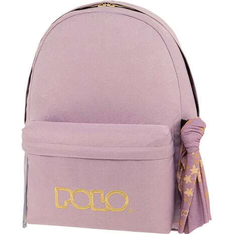 Tσάντα πλάτης POLO Original Scarf Lilac/Lemon Yellow-Λιλά-Ανοιχτό Κίτρινο (901135-4570 2024)