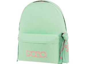 Σχολική Τσάντα Πλάτης 1+1 θέσεων POLO Original Scarf Mint/Pink-Μέντα-Ροζ