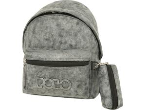 Τσάντα πλάτης Polo Mini Gecko Grey - Γκρι Χρώμα