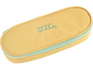 Κασετίνα οβάλ Polo Box II Cord Lemon Yellow/Turquoise 5201927129644