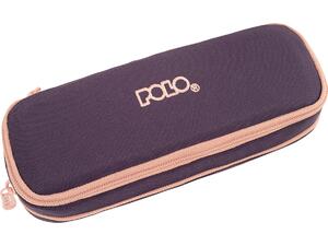 Κασετίνα οβάλ διπλή Polo Duo Box Cord Eggplant/Pink 5201927129767