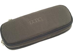 Κασετίνα οβάλ διπλή Polo Duo Box Cord Charcoal - Ανθρακί  5201927129705