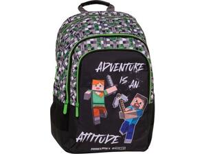Τσάντα Πλάτης 3 θέσεων Graffiti Green Minecraft