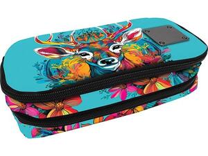 Κασετίνα διπλή οβάλ Graffiti Deer Xcsape 5202860493427