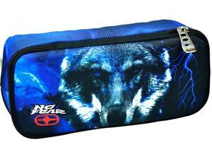 Κασετίνα BMU οβάλ μονή No Fear night wolf 348-29141