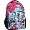 Τσάντα Πλάτης Hallmark οβάλ 3 θέσεων Love zebra (333-34031)