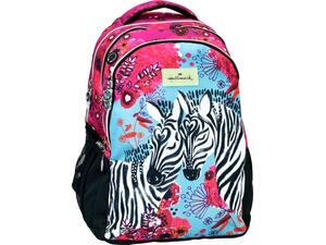Τσάντα Πλάτης Hallmark οβάλ 3 θέσεων Love zebra (333-34031)