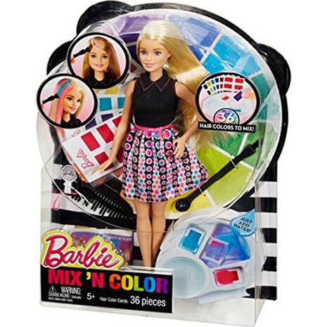 Barbie Mix 'N Color - Xρωματιστές ανταύγιες