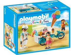 Playmobil Παγωτατζής Με Ποδήλατο Ψυγείο - Ice Cream Cart 9426