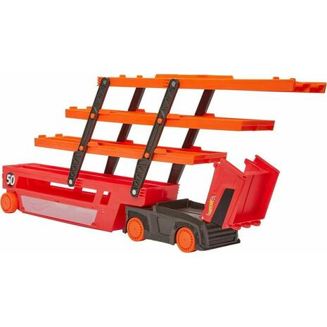 Hot Wheels Νέα νταλίκα γκαράζ 6 επιπέδων (GHR48)