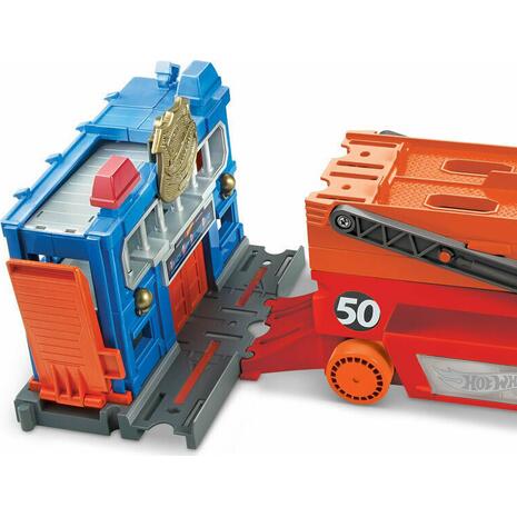 Hot Wheels Νέα νταλίκα γκαράζ 6 επιπέδων (GHR48)
