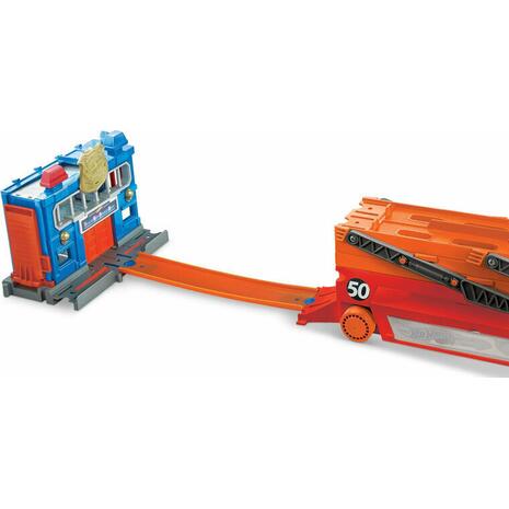 Hot Wheels Νέα νταλίκα γκαράζ 6 επιπέδων (GHR48)