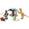 Playmobil Maxi Βαλιτσάκι Εξερευνητής Και Δεινόσαυροι (70108)