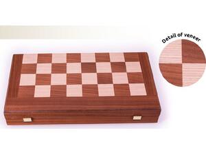 Χειροποίητο Τάβλι 38x20cm Δρυς & Μαόνι 3 Σε 1 Μαύρο TS2MBLA