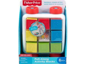 Συρόμενο Βαγονάκι με Τουβλάκια Fisher Price (GJW10)