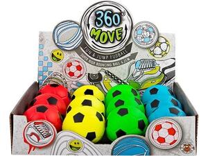 Μπαλάκι πλαστικό TREND 360o Move Fun & Jump Football (διάφορα χρώματα)