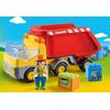 Playmobil  1-2-3 Ανατρεπόμενο Φορτηγό Με Εργάτη 70126