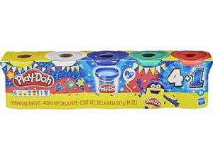 Play-Doh 4+1 Βαζάκια Πλαστελίνης Sapphire Celebration (F1848)