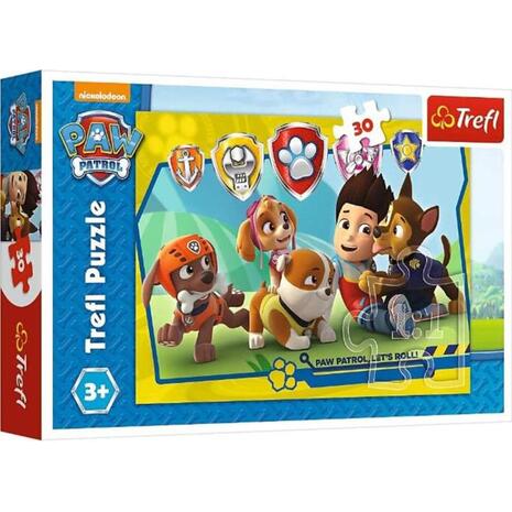 Παζλ Trefl Paw Patrol always on time (συσκευασία 30 τεμαχίων)