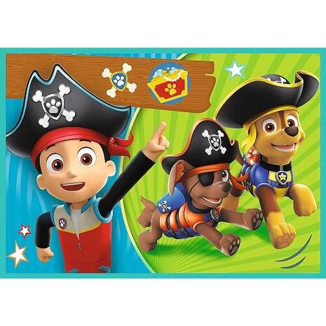 Παζλ Trefl Happy Paw Patrol team 4 in 1  (12&15&20&24 τεμαχίων) (817-34346)