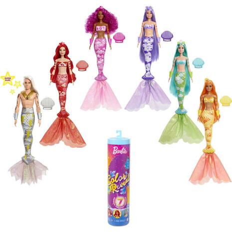 Κούκλα Barbie Color Reveal Mermaid διάφορα σχέδια (HCC46)