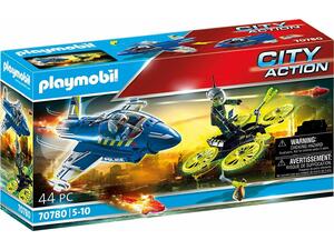 Playmobil City Action Καταδίωξη Drone από αστυνομικό τζετ (70780)