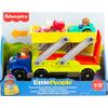 Σετ Φορτηγό Fisher Price  Little People Ramp N Go Carrier wheelies νταλίκα (HBX23)