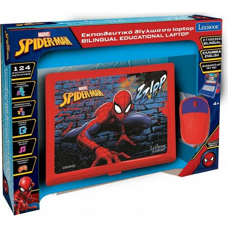 Εκπαιδευτικό δίγλωσσο Laptop Spiderman Lexibook (JC598SPi8)