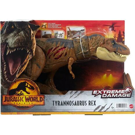 Φιγούρα Τυραννόσαυρος Ρεξ Extreme Damage Jurassic world (HGC19)