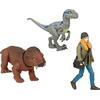 Σετ Άνθρωπος και δεινόσαυρος Jurassic World διάφορα σχέδια (HDX46)