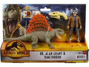 Σετ Άνθρωπος και δεινόσαυρος Jurassic World διάφορα σχέδια (HDX46)