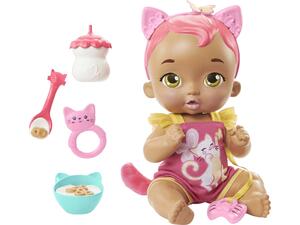 Κούκλα My garden baby μωράκι γατάκι "μαμ & νάνι" φούξια 32cm (HHP29)