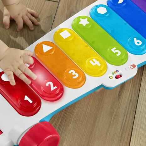Εκπαιδευτικό μεγάλο ξυλόφωνο Fisher Price Ελληνικά & Αγγλικά (HJK36)