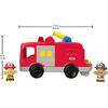 Όχημα πυροσβεστικό Fisher Price Little people (μιλάει Ελληνικά)