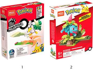 Τουβλάκια Mega blocks Pokemon - power packs σε διάφορα σχέδια (GDW29)