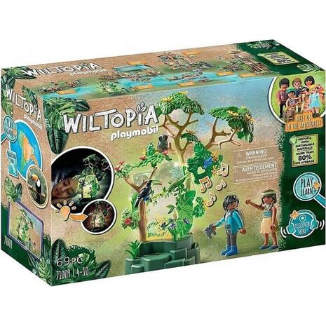 Playmobil Wiltopia Φωτιζόμενο Τροπικό Δέντρο και Εξερευνητές (71009)