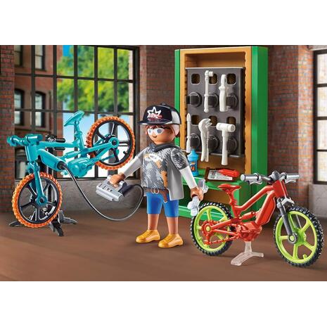 Playmobil City Life Gift Set Συνεργείο Ποδηλάτων (70674)