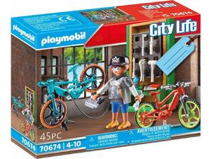 Playmobil City Life Gift Set Συνεργείο Ποδηλάτων (70674)