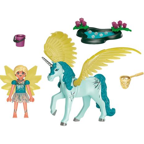 Playmobil Ayuma Crystal Fairy Με Μονόκερο (70809)