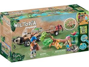 Playmobil Wiltopia Φροντιστές Ζώων με Εξερευνητικό Όχημα (71011)