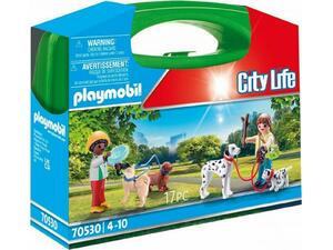 Playmobil City Life Βαλιτσάκι Βόλτα Με Σκυλάκια (70530)