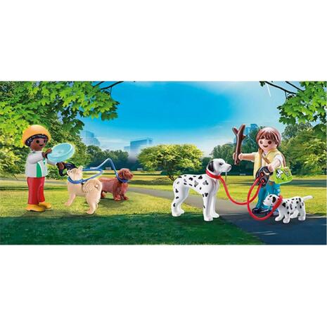 Playmobil City Life Βαλιτσάκι Βόλτα Με Σκυλάκια (70530)