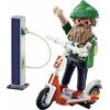 Playmobil City Life Special Plus Χίπστερ Με Ηλεκτρικό Σκούτερ (70873)