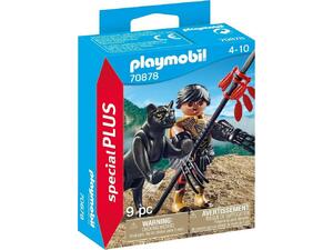 Playmobil City Life Special Plus Πολεμιστής Με Μαύρο Πάνθηρα (70878)